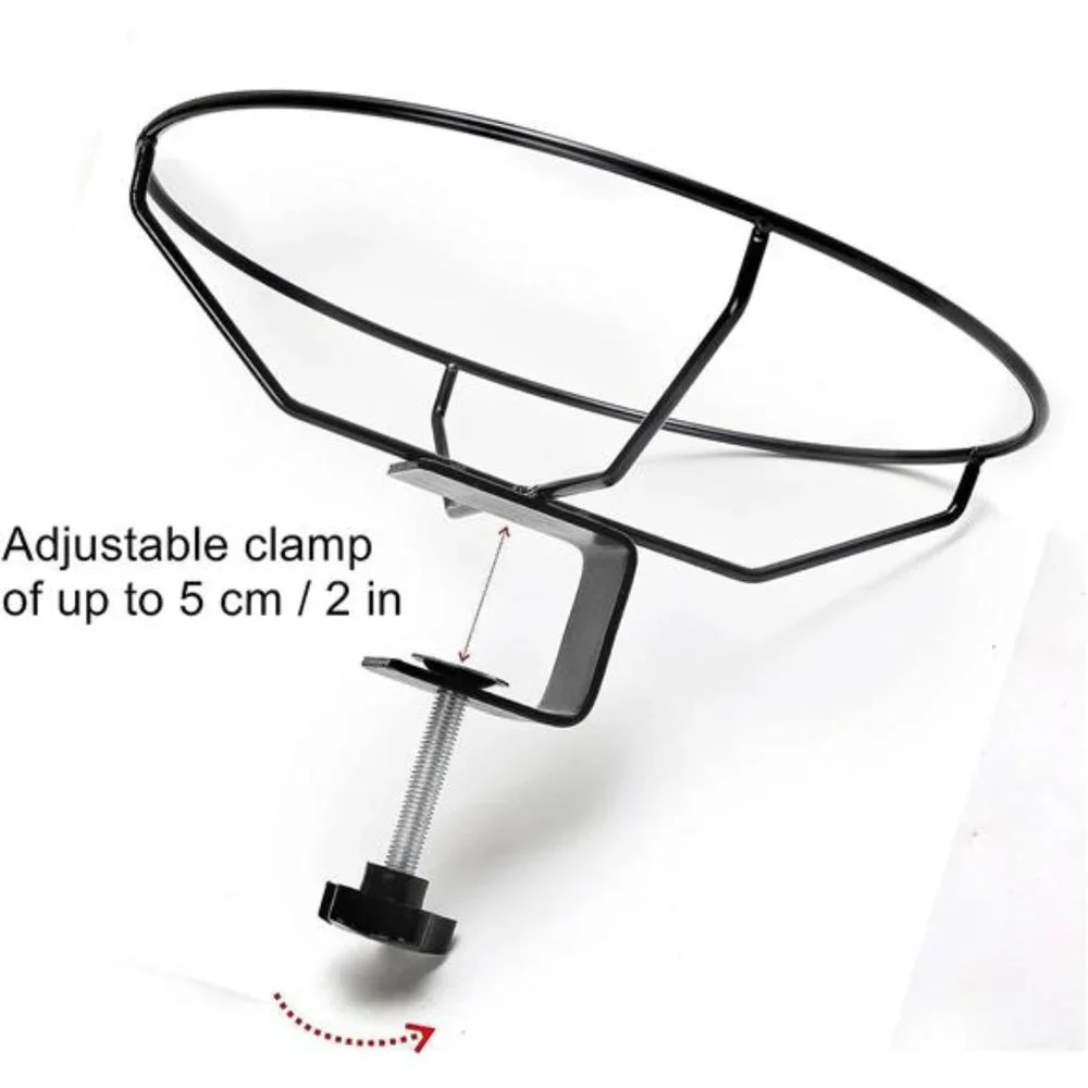 Bird Bath Deck Mounted Bowl 12 Inches, Balcony Railing Birdbaths Unheated